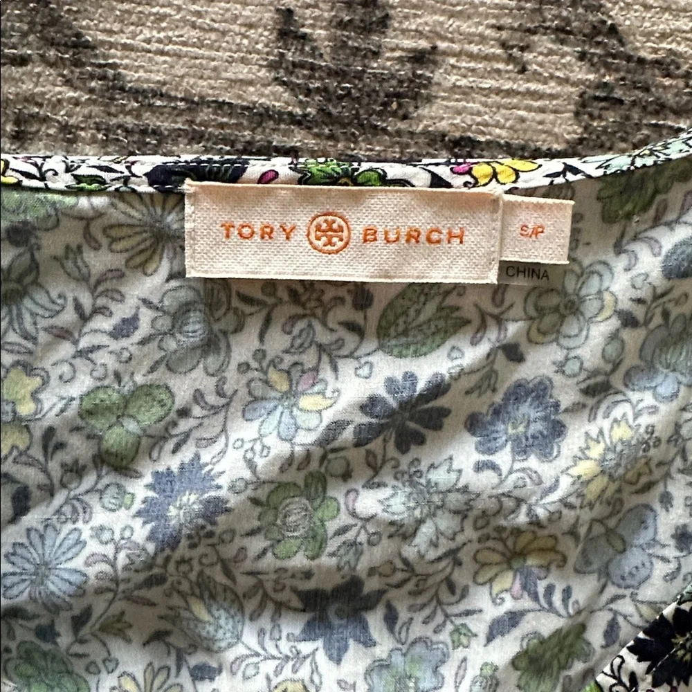 Tory Burch Floral Print Midi Beach Dress